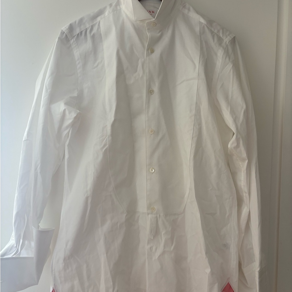 Thomas Pink White Men's Tuxedo Shirt - Picture 2 of 6